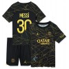 Officiële Voetbalshirt + Korte Broek Paris Saint-Germain Lionel MESSI 30 Vierde 2022-23 - Kids